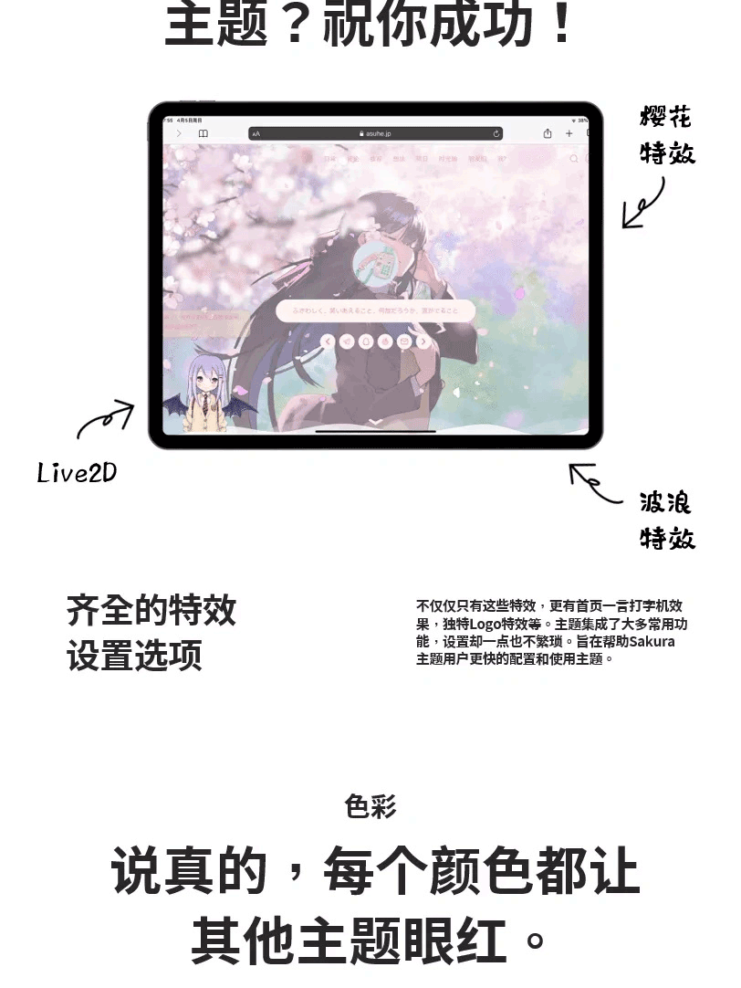 Sakurairo – 奇妙的WordPress博客主题